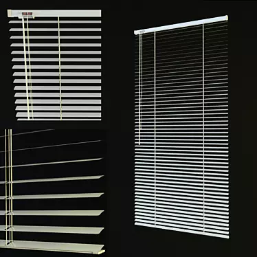 Versatile Window Blinds 3D model image 1 