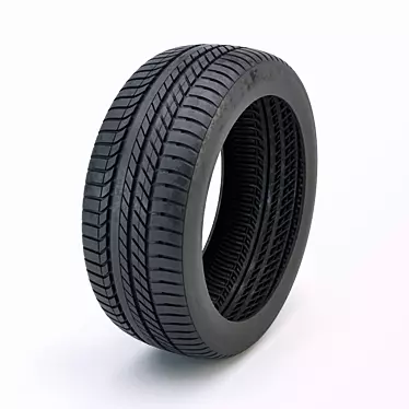 Premium Car Tire 3D model image 1 
