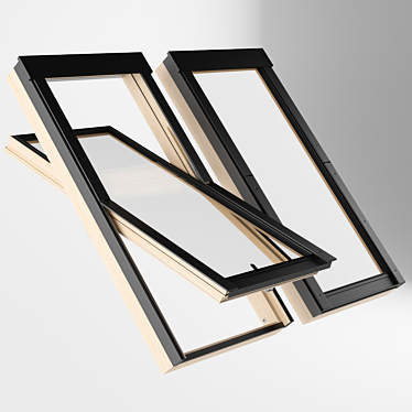 3D Fakro FTT Roof Window 3D model image 1 