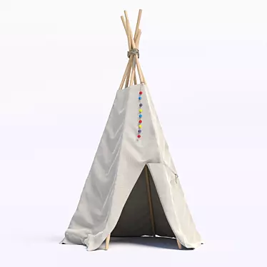 Corona Kids Tent 3D model image 1 