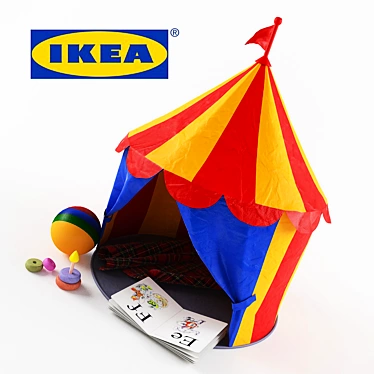 Circus Tent Play Set 3D model image 1 