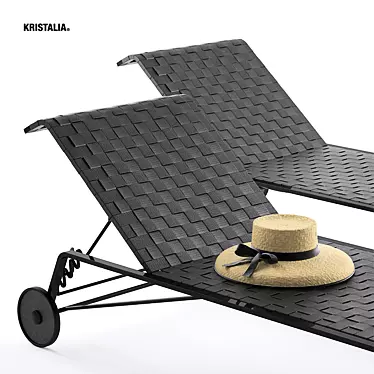 Relax in Style with Kristalia Rest Lounger 3D model image 1 