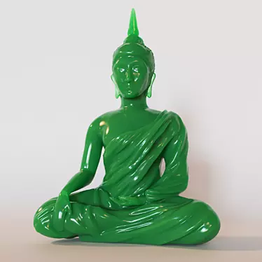 Eternal Serenity: 2011 Buddha Statue 3D model image 1 