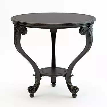 Chelini Art.1141 Sofa Table: Elegant and Functional 3D model image 1 