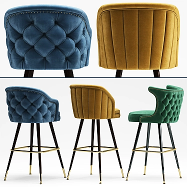 bar chair - 3D models category