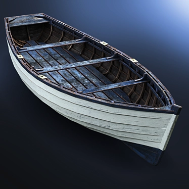 Low Poly Boat: High-Resolution Textures & Multiple Render Options 3D model image 1 