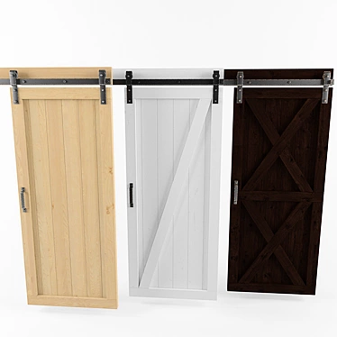 wooden door - 3D models category