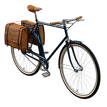 Vintage-Inspired Bicycle Duo 3D model image 1 