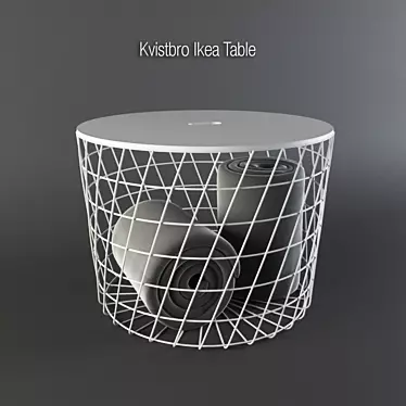 Modern Kvistbro Ikea Table: Stylish and Functional 3D model image 1 
