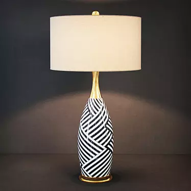 Elegant Taurus Table Lamp 3D model image 1 