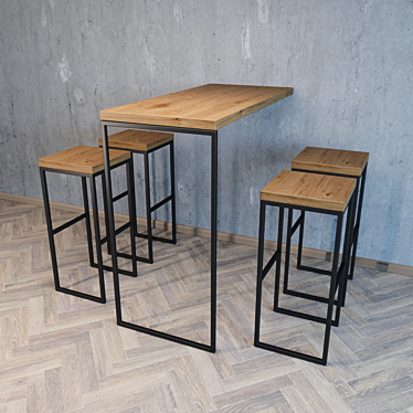 bar table - 3D models category