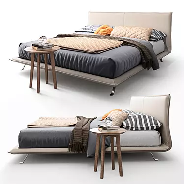 Sleek Space Bed - Dall'Agnese 3D model image 1 