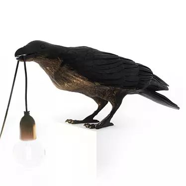 Modern Bird Lamp by Seletti 3D model image 1 