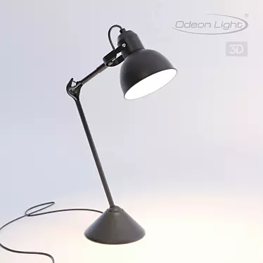 Arta Table Lamp: Modern Black Design 3D model image 1 