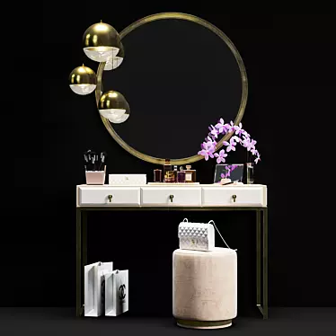 Boudoir Dresser: Elegant and Luxurious 3D model image 1 
