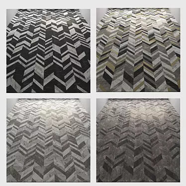 Elegant Marble Floor Tiles 3D model image 1 