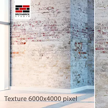 Seamless High-Res Brick Texture 3D model image 1 