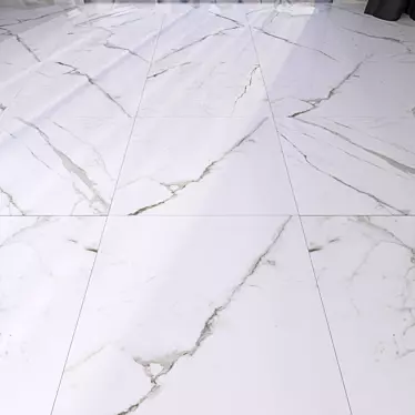 HD Marble Floor Tiles 3D model image 1 
