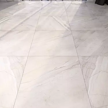 Marble Elegance: Stunning HD Textured Floor 3D model image 1 