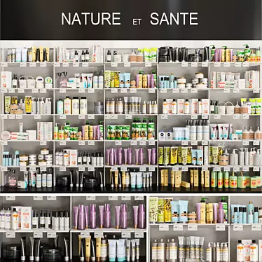 Pharmacy Beauty: Luxurious Creams & Cosmetics 3D model image 1 