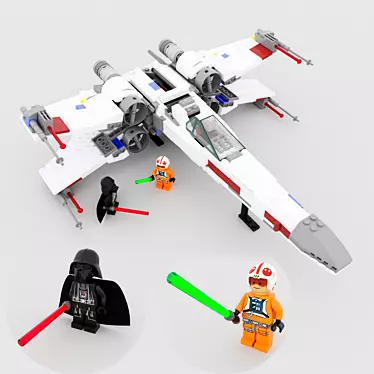 Starfighter: X-Wing Battle - LEGO Star Wars 3D model image 1 