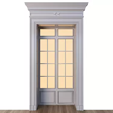 Elegant Archival Door 3D model image 1 