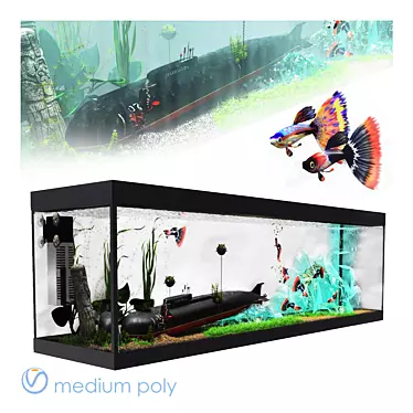 Smooth Seas Aquarium 3D model image 1 