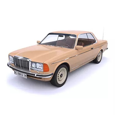 Vintage Mercedes 1979 3D model image 1 