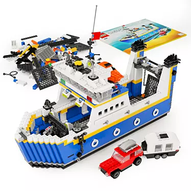 Ship Builders LEGO Creator Set 3D model image 1 