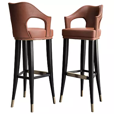 N20 Bar Chair: A Stylish Seat 3D model image 1 