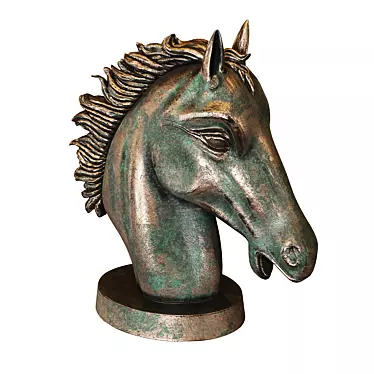 4K Textured Horse Model - V-Ray & Corona Compatible 3D model image 1 