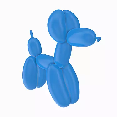 4K Balloon Dog Sculpture 3D model image 1 