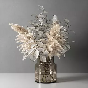 Elegant Vase with UV Mapping 3D model image 1 