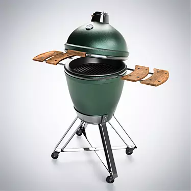 Green Egg Outdoor BBQ Grill 3D model image 1 