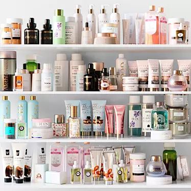 Title: Beauty Salon: Cosmetics, Cosmetology, Cream, Perfume 3D model image 1 