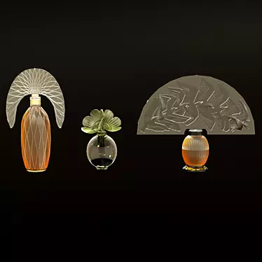 Modern Décor Perfume Bottles 3D model image 1 