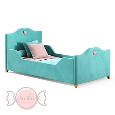 Iriska Baby Bed Melissa: Superior Quality & Stylish Design 3D model image 1 