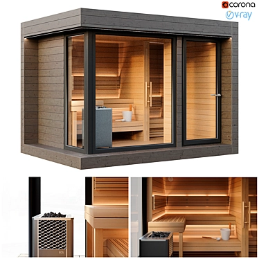 sauna - 3D models category