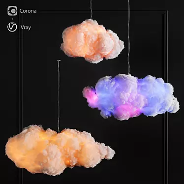 Dreamy Cloud DIY Light 3D model image 1 