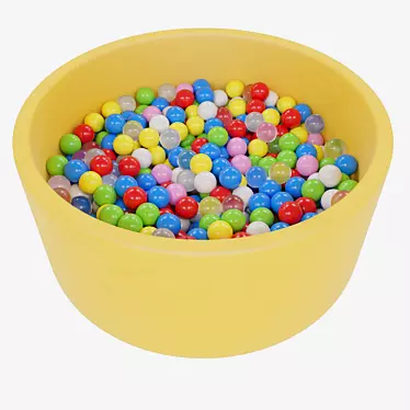 Colorful Ball Pool Fun for Kids 3D model image 1 
