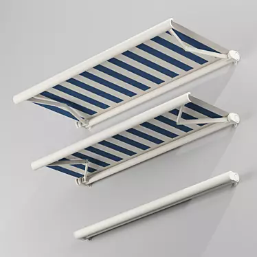 Marquise Cassette Awnings - Set of 2 3D model image 1 