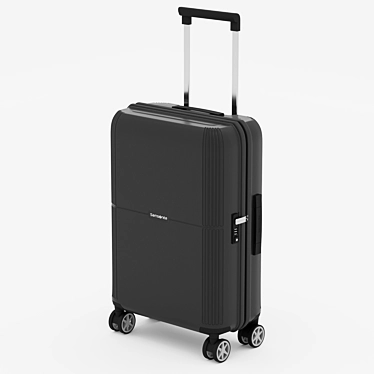 Samsonite Trolley Suitcase: Wheeled Elegance 3D model image 1 