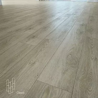 Saltlake Oak Wood Flooring 3D model image 1 