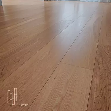 Corsica Oak Flooring: High Quality, Textured, Easy to Install 3D model image 1 
