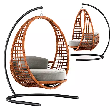 Outdoor Swing: Relax in Style 3D model image 1 