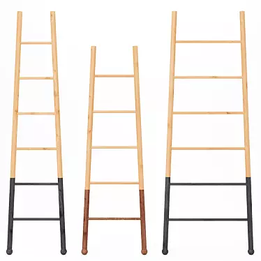 American-Made Decorative Ladders 3D model image 1 