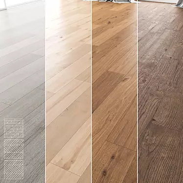 Premium Wood Floor Collection 3D model image 1 
