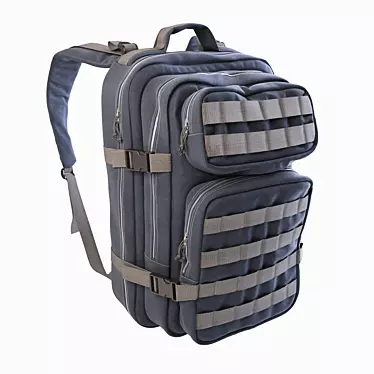 Realistic 3D Backpack Model 3D model image 1 