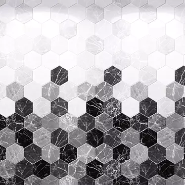 HexaBlend: Stylish Hexagonal Tile 3D model image 1 