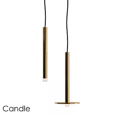 Elegant Glow Candle: 2013 Version 3D model image 1 